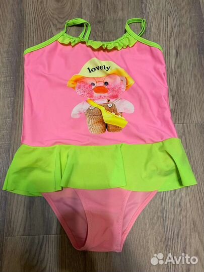 Детский купальник слитный для девочки 122