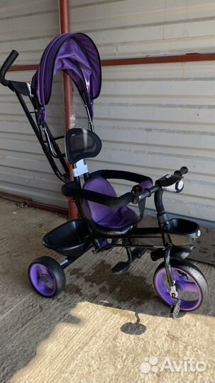 Детский велосипед с ручкой