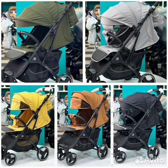 Прогулочная коляска NEW много
