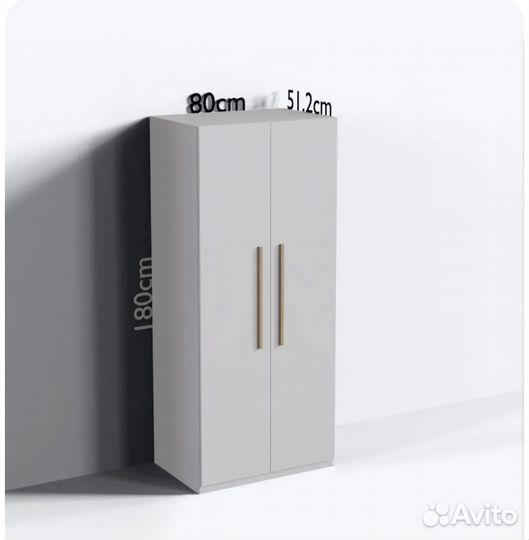 Шкаф пенал для детской спальни белый