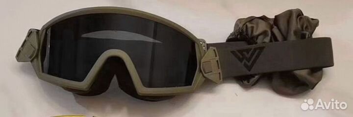 Очки защитные противоосколочные / для любых шлемов