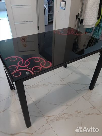 Кухонный стол бу стеклянный