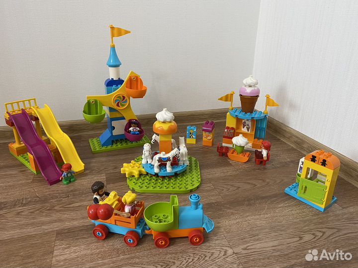 Lego duplo парк аттракционов