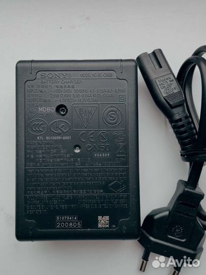 Зарядное устройство для фотоаппарата sony