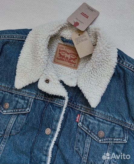 Джинсовая куртка женская Levis Original Sherpa XL