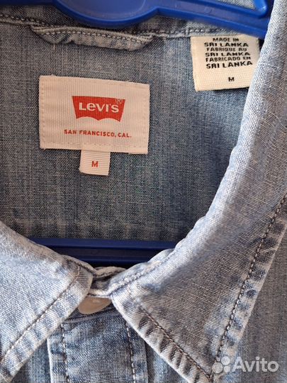 Джинсовая рубашка Levi's, р М