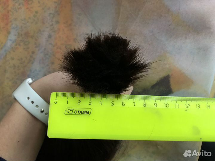 Волосы натуральные срез