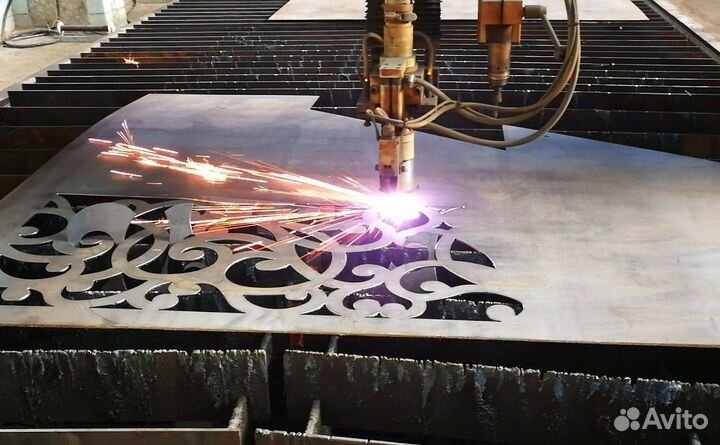 Плазменная резка металла на станке с чпу