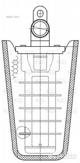 Startvolt SFF0810 Фильтр эл. бензонасоса