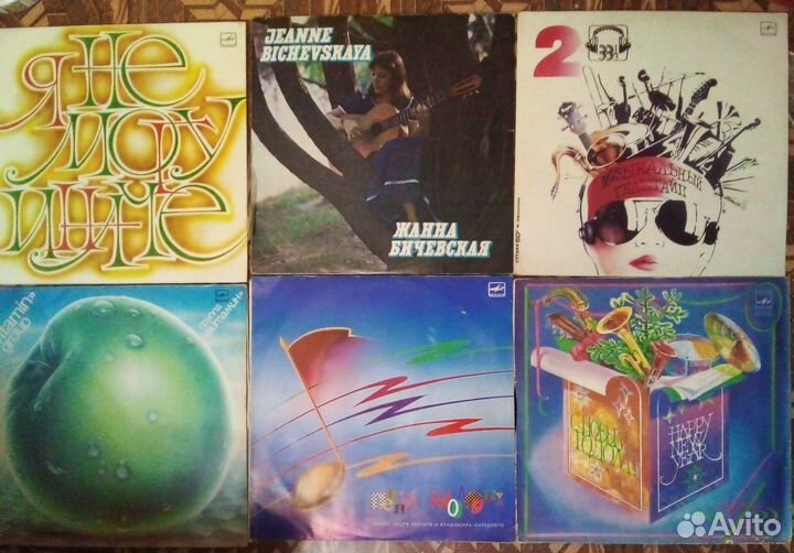 Виниловые диски. ссср. Слушать или для поделок
