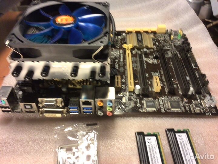 Материнская плата asus Z87-А с комплектом