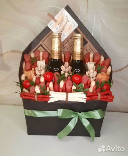 Мужские букеты съедобные