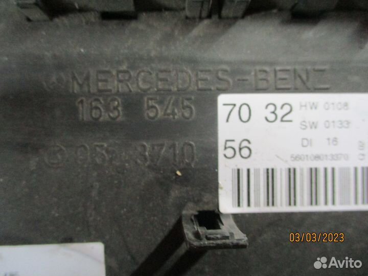 Блок комфорта Mercedes ML 163
