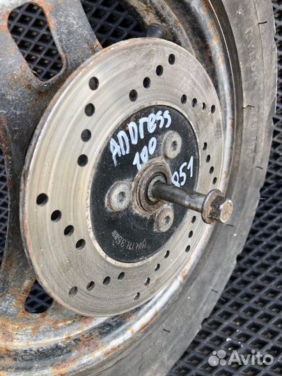 Колесо переднее Suzuki Address V100 E111