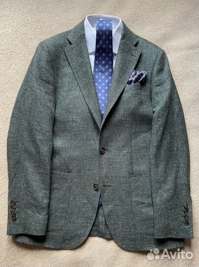 44/172 Пиджак 1913 шерсть/лён