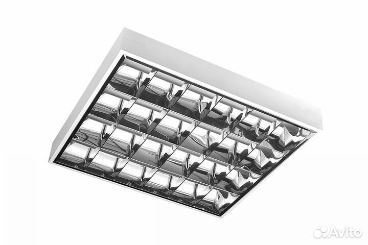 Светильник растровый накладной 60х60