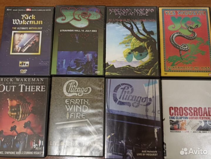 Двд с концертами и клипами