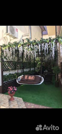 Туи, деревья, Озеленение искусственной зеленью