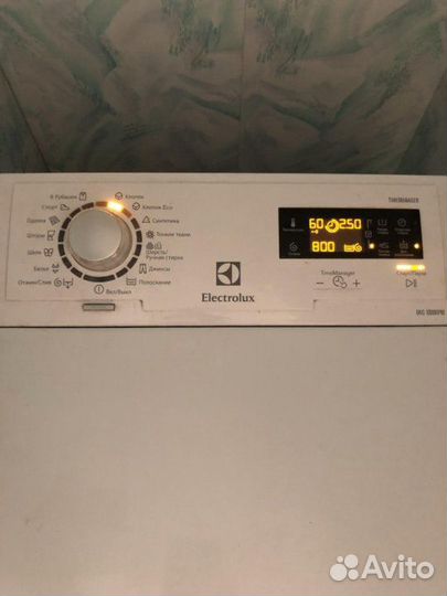 Стир машина с вертикальной загрузкой Электролюкс