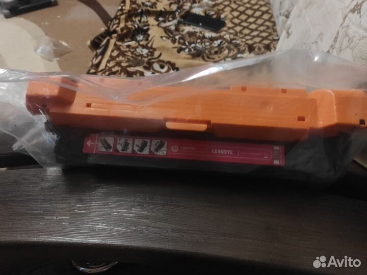 Картридж лазерный hp laserjet 507A magenta (пурпр)