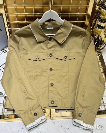 Джинсовая Куртка Miu Miu