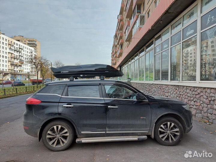 Автобокс cybort 206*80*40 480л черный глянец