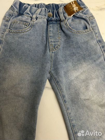Джинсы для девочки 98