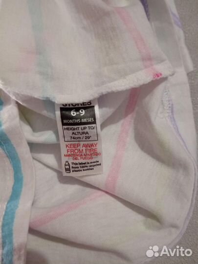 Футболка, размер 74