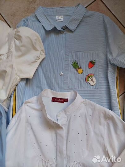 Блузки школьные рост 146