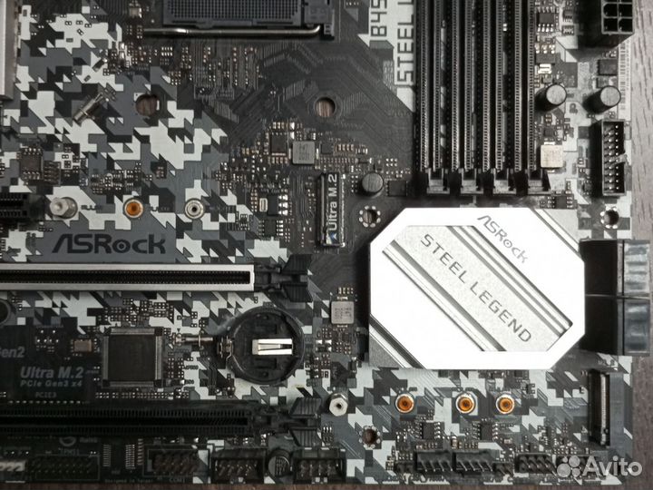 Материнская плата AM4 Asus B450M Не рабочая