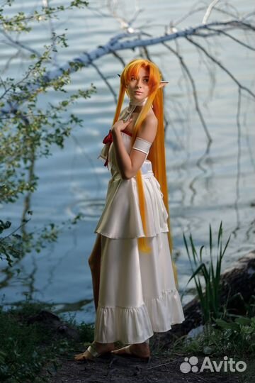 Косплей костюм Асуна Титания Аниме Сао