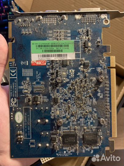 Материнская плата с процессором и видеокартой