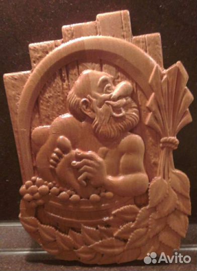 Панно для бани дерево бук