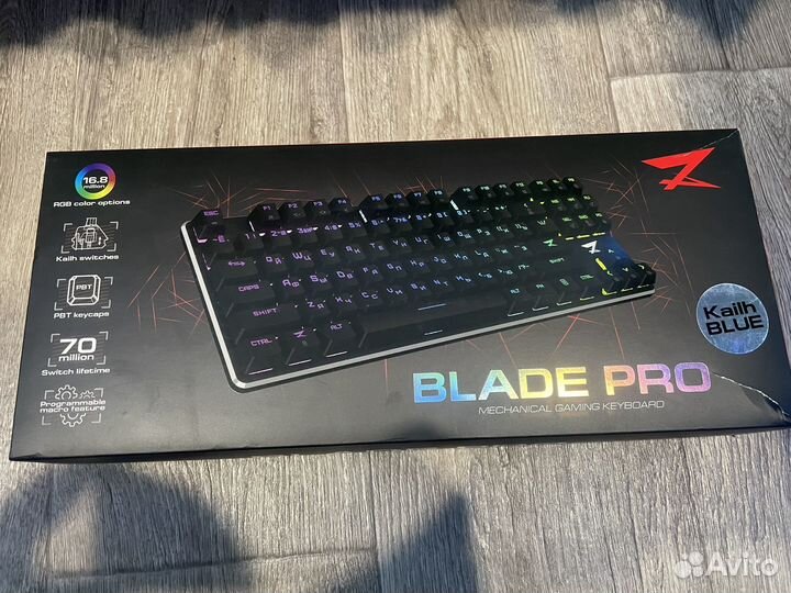 Игровая клавиатура zet gaming blade pro