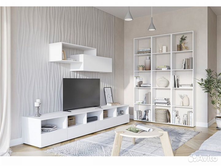 Тумба под тв белая