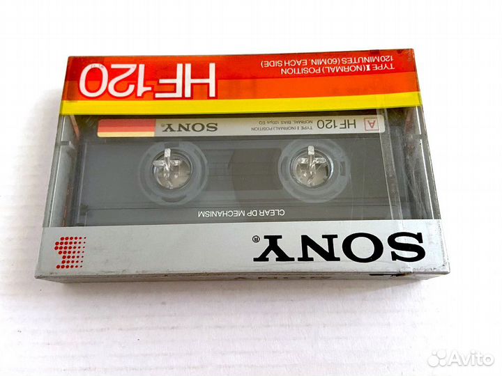 Аудиокассета кассета Sony HF 120 - Normal - 1985 г