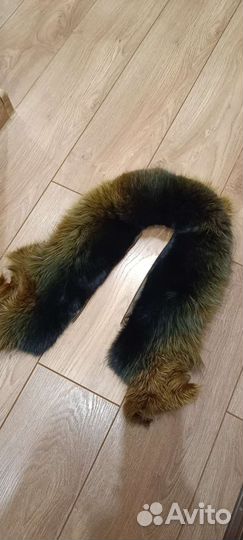 Меховой воротник песец