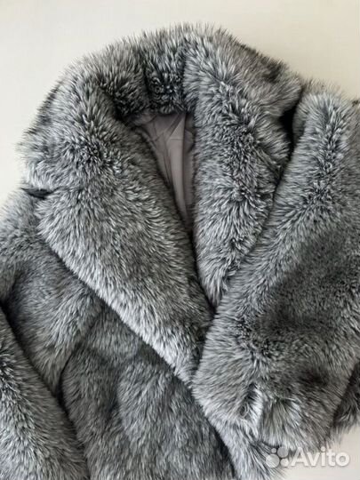 Шуба из чернобурки зимняя
