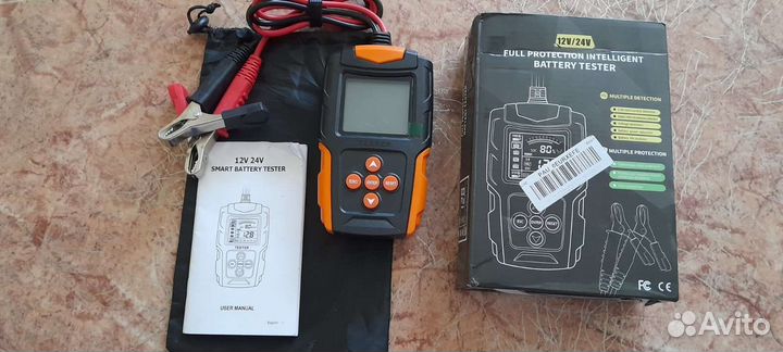 Смарт тестер для акб 12 и 24 вольт