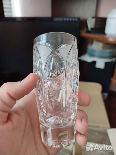 Рюмки/фужеры хрустальные СССР новые