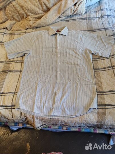 Немецкая рубашка в тонкую полоску размер L(50)