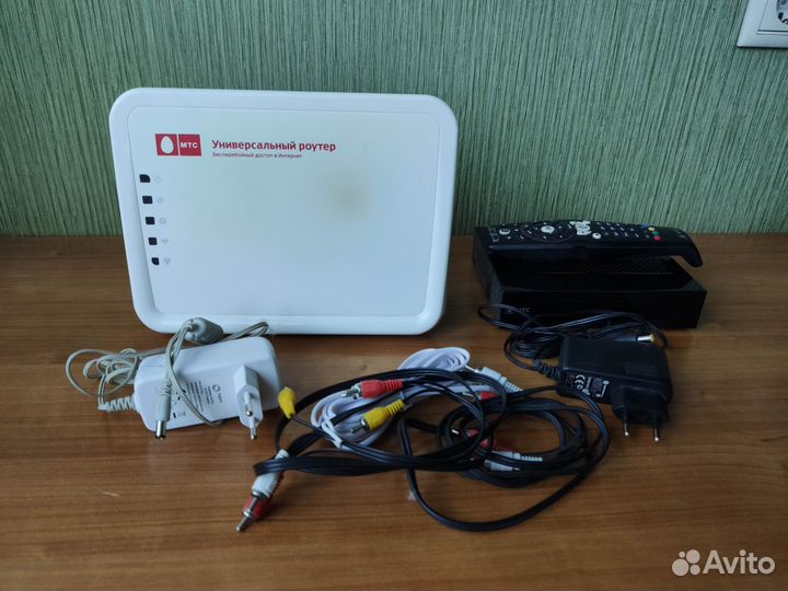 Рутер Fst 2804 МТС и iptv приставка МТС VIP 1003G