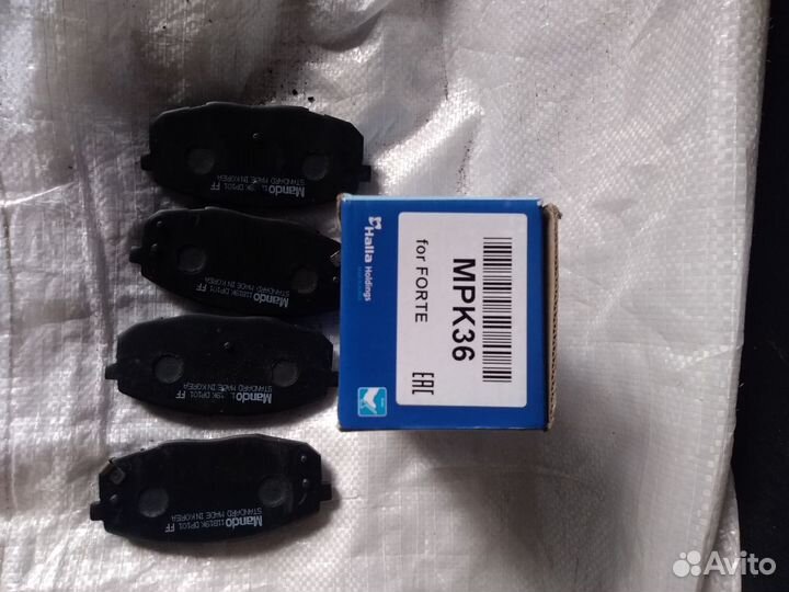 Тормозные колодки для kia ceed 2006-2012 г.в