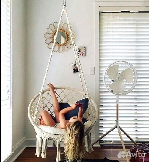 Подвесные качели гамак кресло