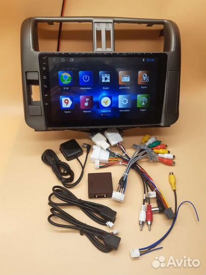 Магнитола андроид для Тойота Прадо-150 2009-13г