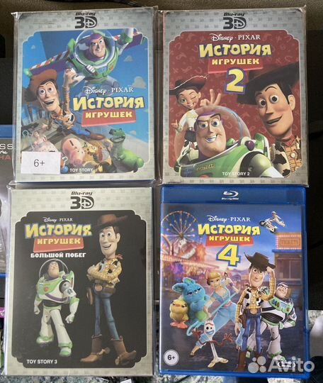 История Игрушек Коллекция 3D blu ray