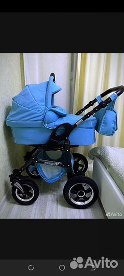 Коляска 3 в 1 в хорошем состоянии после химчистки