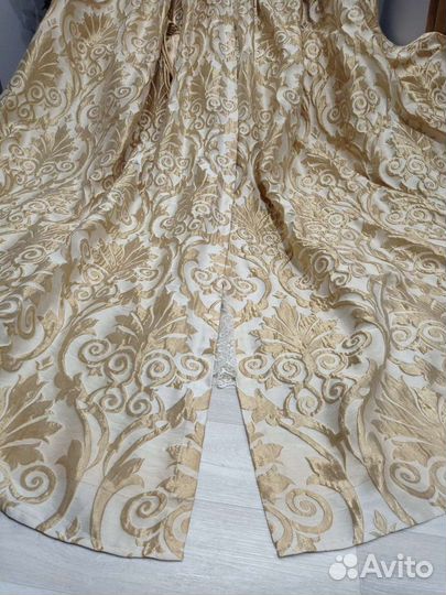 Шторы французский парчевый жаккард,бахрома