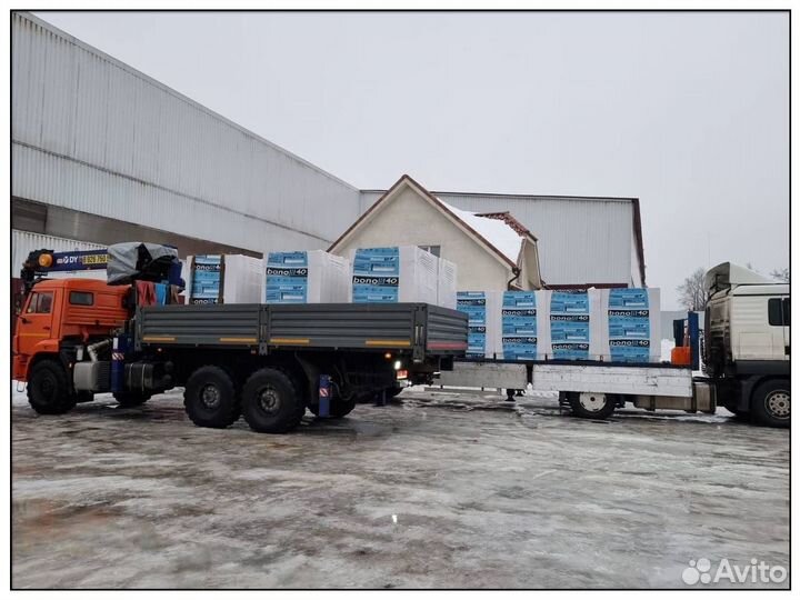 Пеноблоки газоблоки Бонолит. Доставка