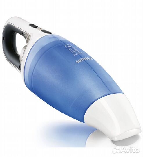 Ручной пылесос Philips FC6142/01, голубой, белый